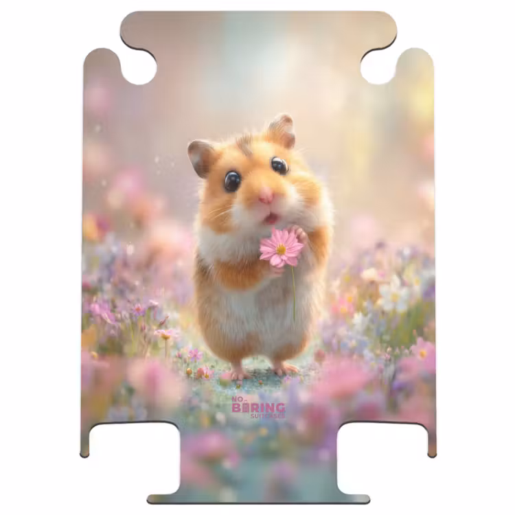 CaseSwap - Hamster entouré de fleurs — 1