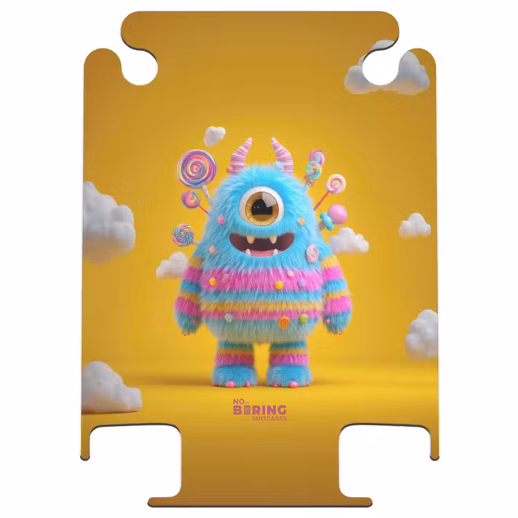 CaseSwap™ - Monstre en bonbons sur fond jaune — 1