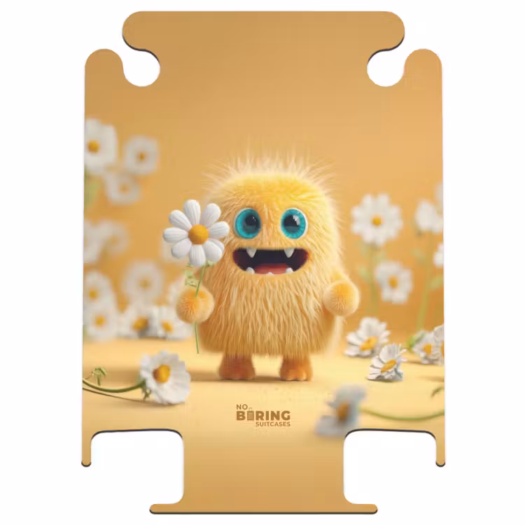 CaseSwap - Monstre joyeux et moelleux avec une fleur — 1