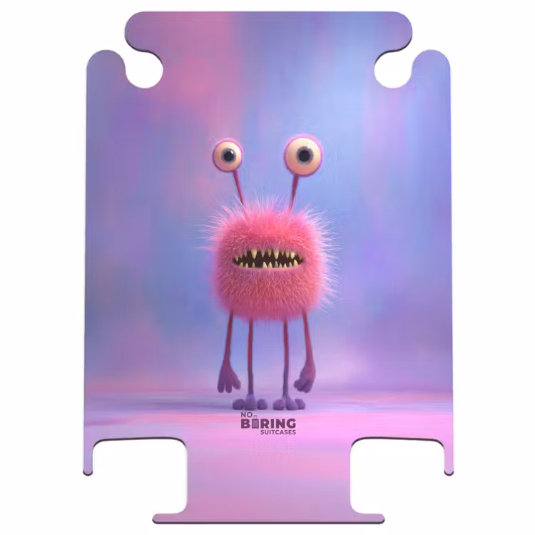 CaseSwap™ - Monstre rose sur fond pastel — 1