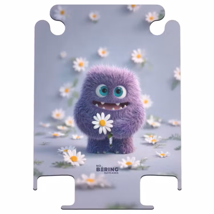 CaseSwap - monstre violet avec marguerites — 1