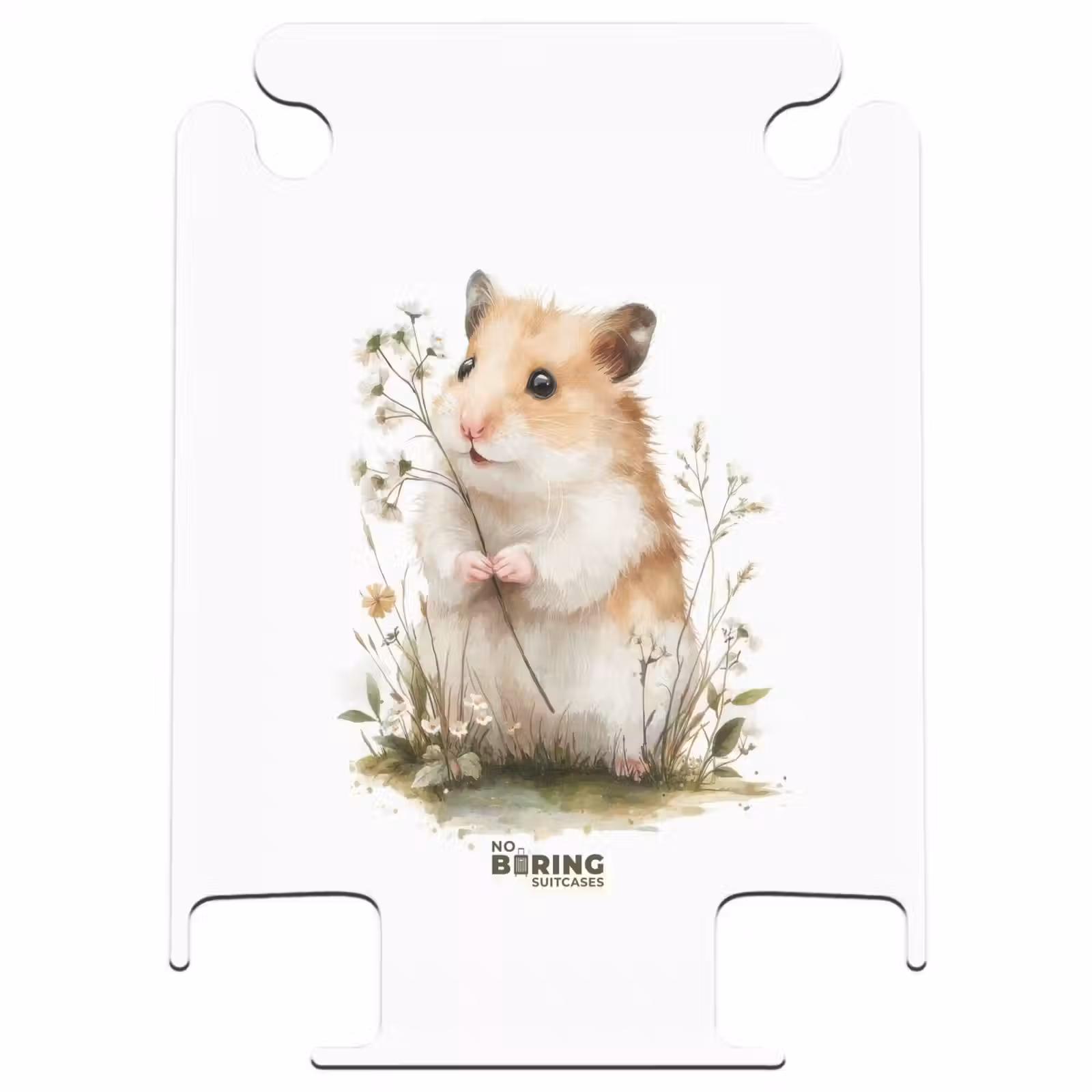 CaseSwap - Hamster avec des fleurs — 1