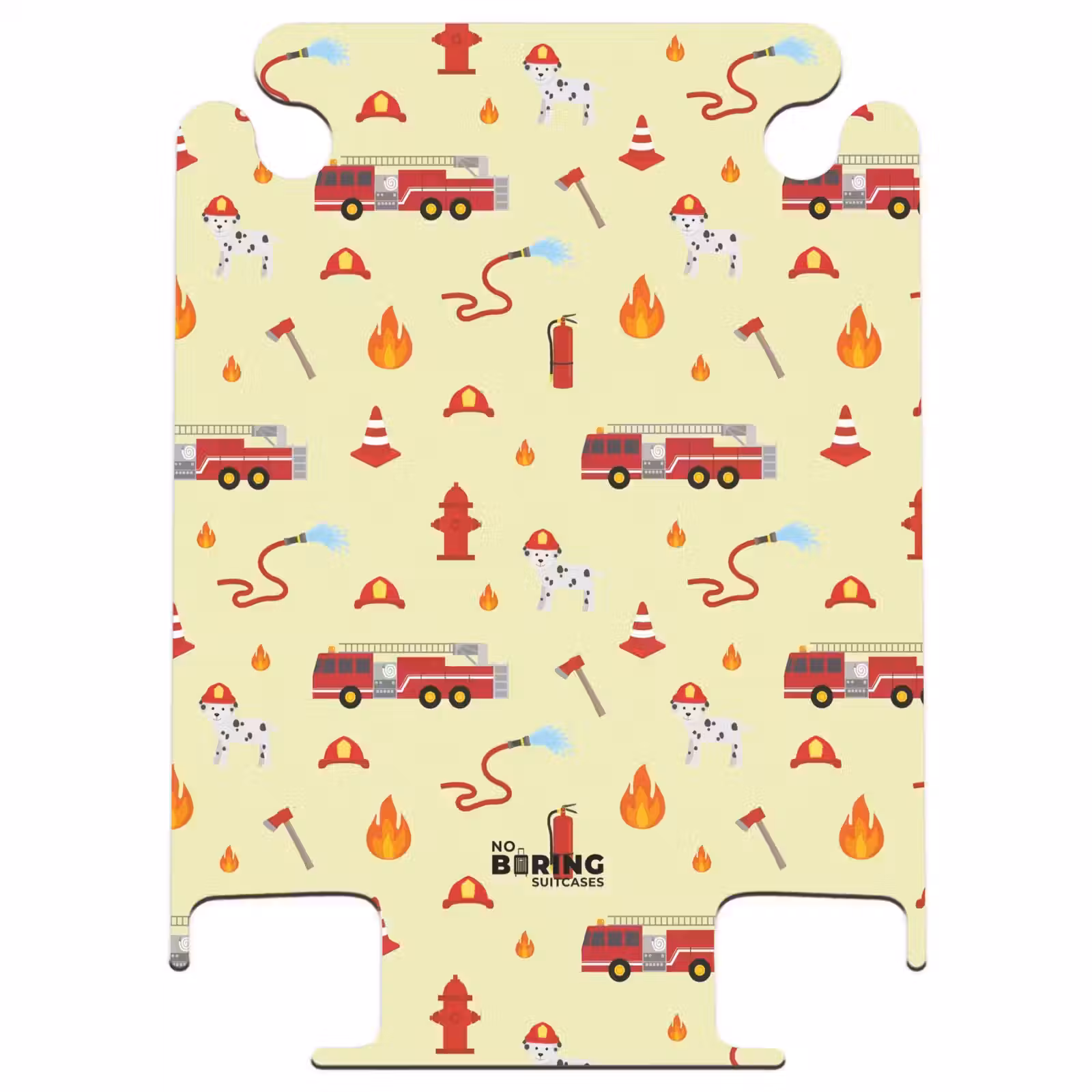 CaseSwap™ - Motif de pompiers avec véhicules et flammes — 1