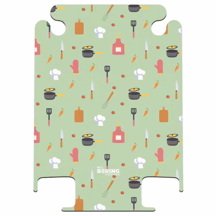 CaseSwap™ - Accessoires de cuisine et ingrédients sur fond vert clair — 1