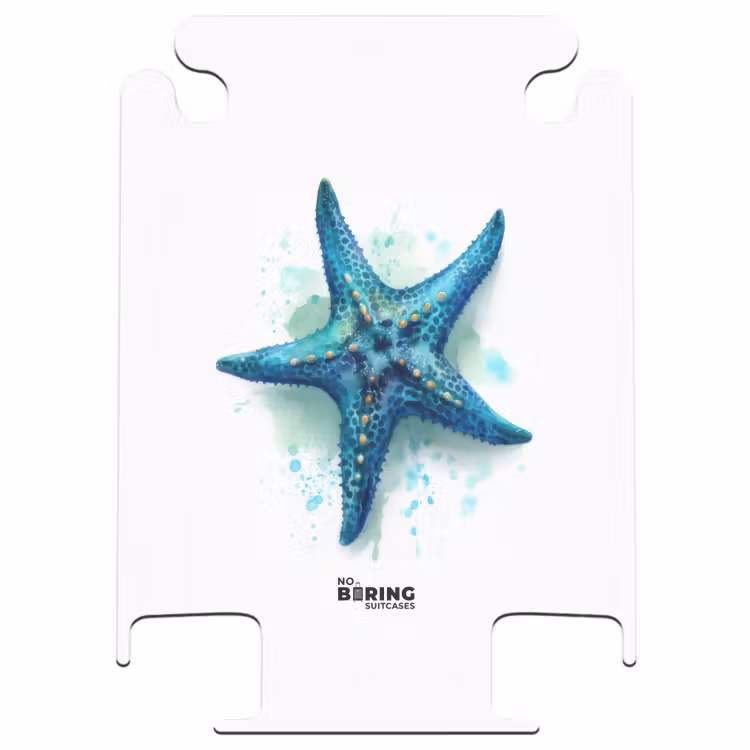 CaseSwap™ - Étoile de mer bleue sur fond blanc — 1
