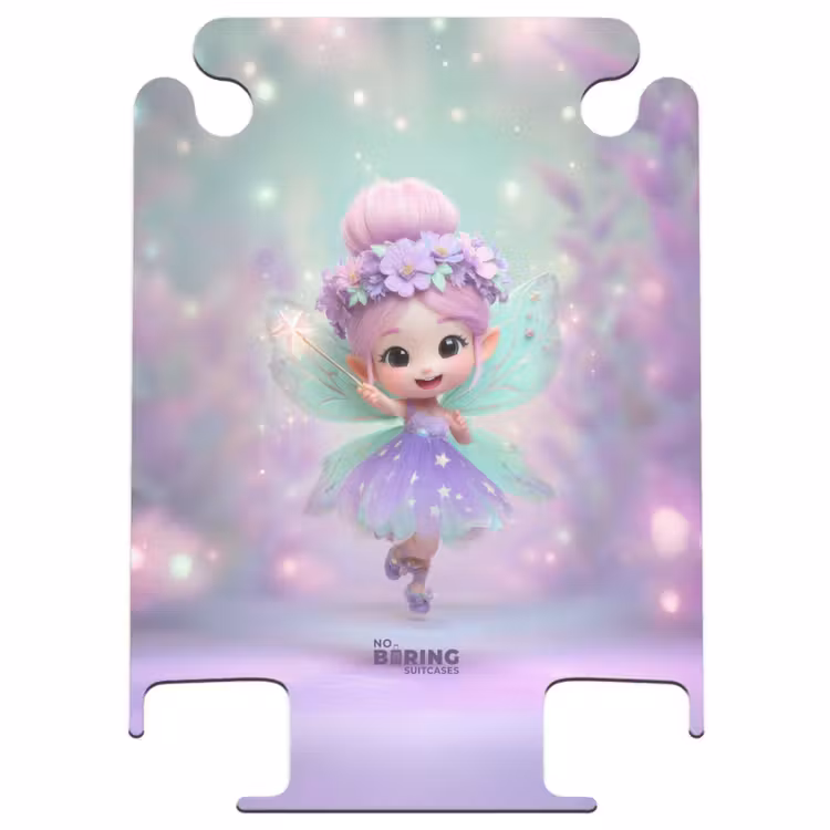 CaseSwap™ - Fée en robe violette avec des ailes bleues — 1