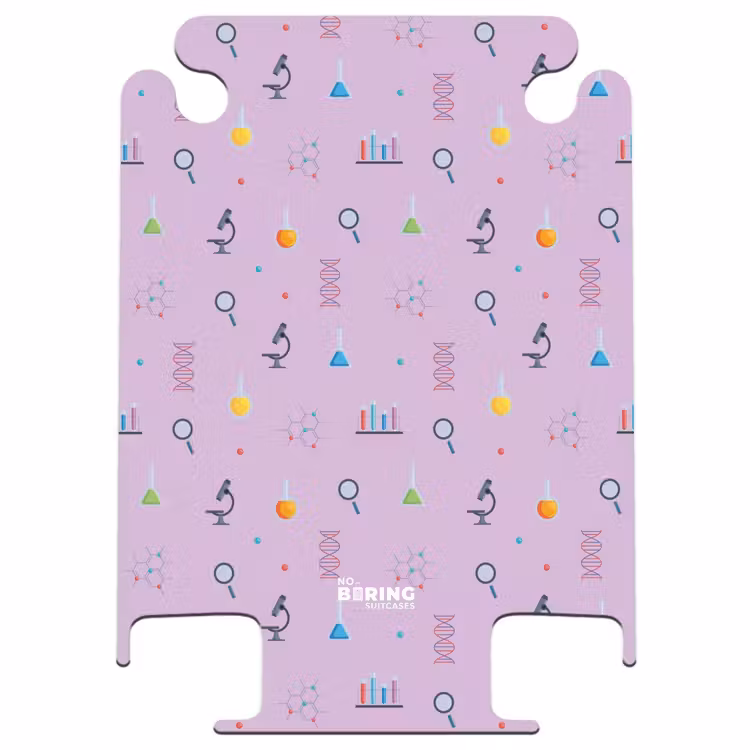 CaseSwap™ - Motif de laboratoire et de science sur fond violet — 1