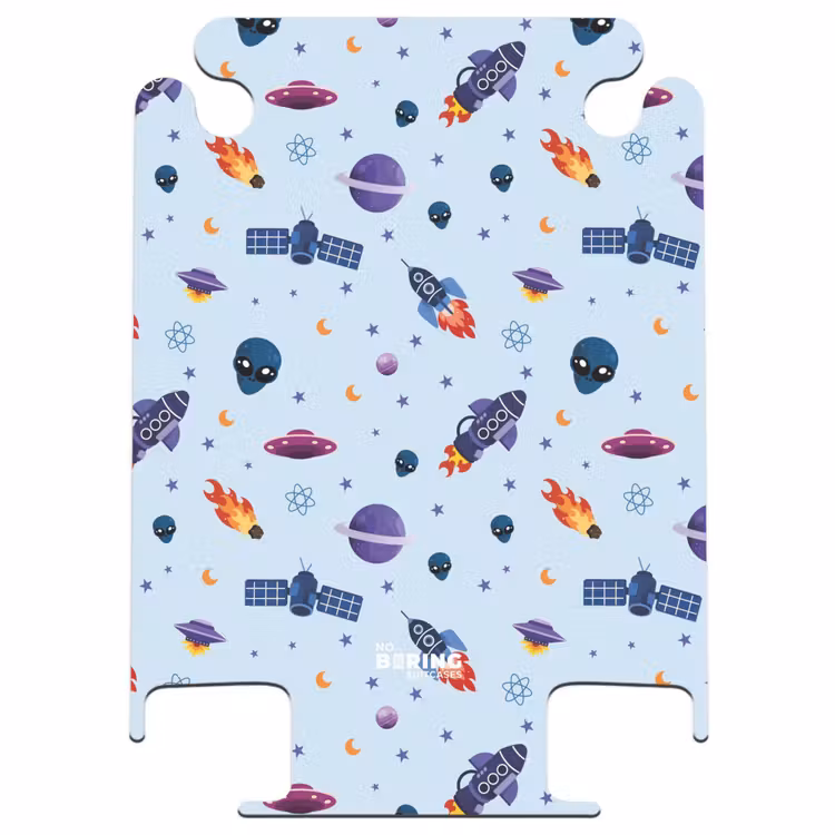 CaseSwap™ - Motif d'espace et d'extraterrestre sur fond bleu clair — 1
