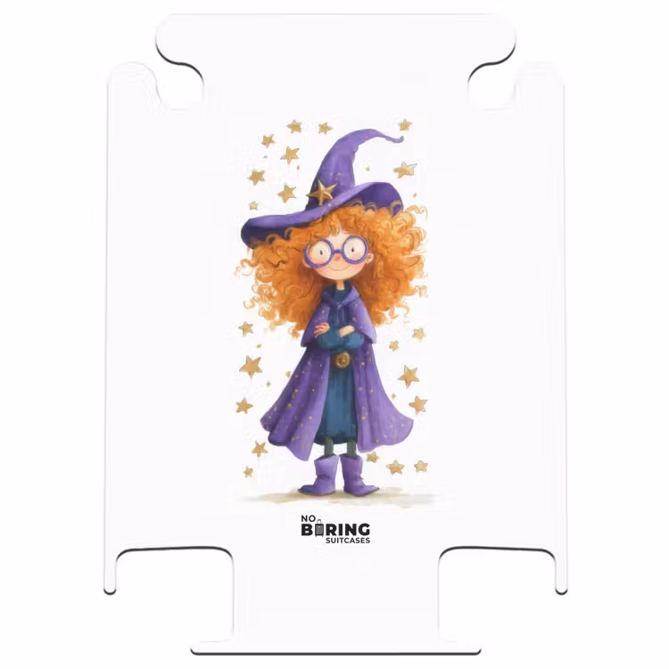 CaseSwap - Sorcière magique aux boucles orange et à la cape violette — 1