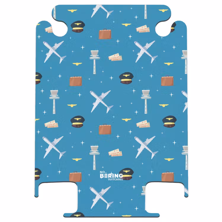 CaseSwap™ - Thème de l'aviation avec des avions sur fond bleu — 1