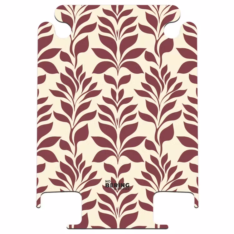 CaseSwap™ - Abstrait - Feuilles - Bourgogne — 1
