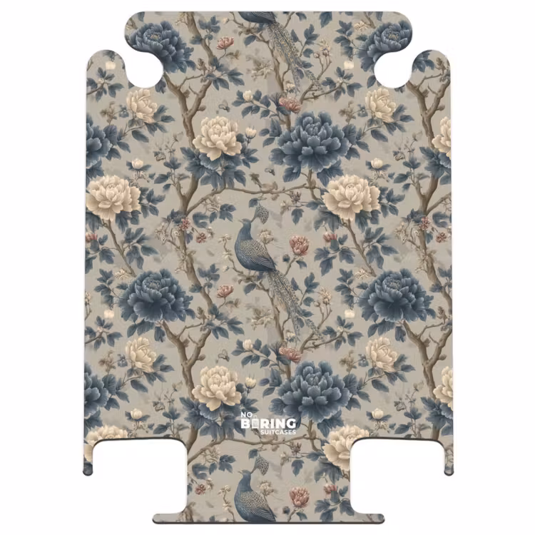 CaseSwap™ - Paon - Fleurs - Bleu — 1