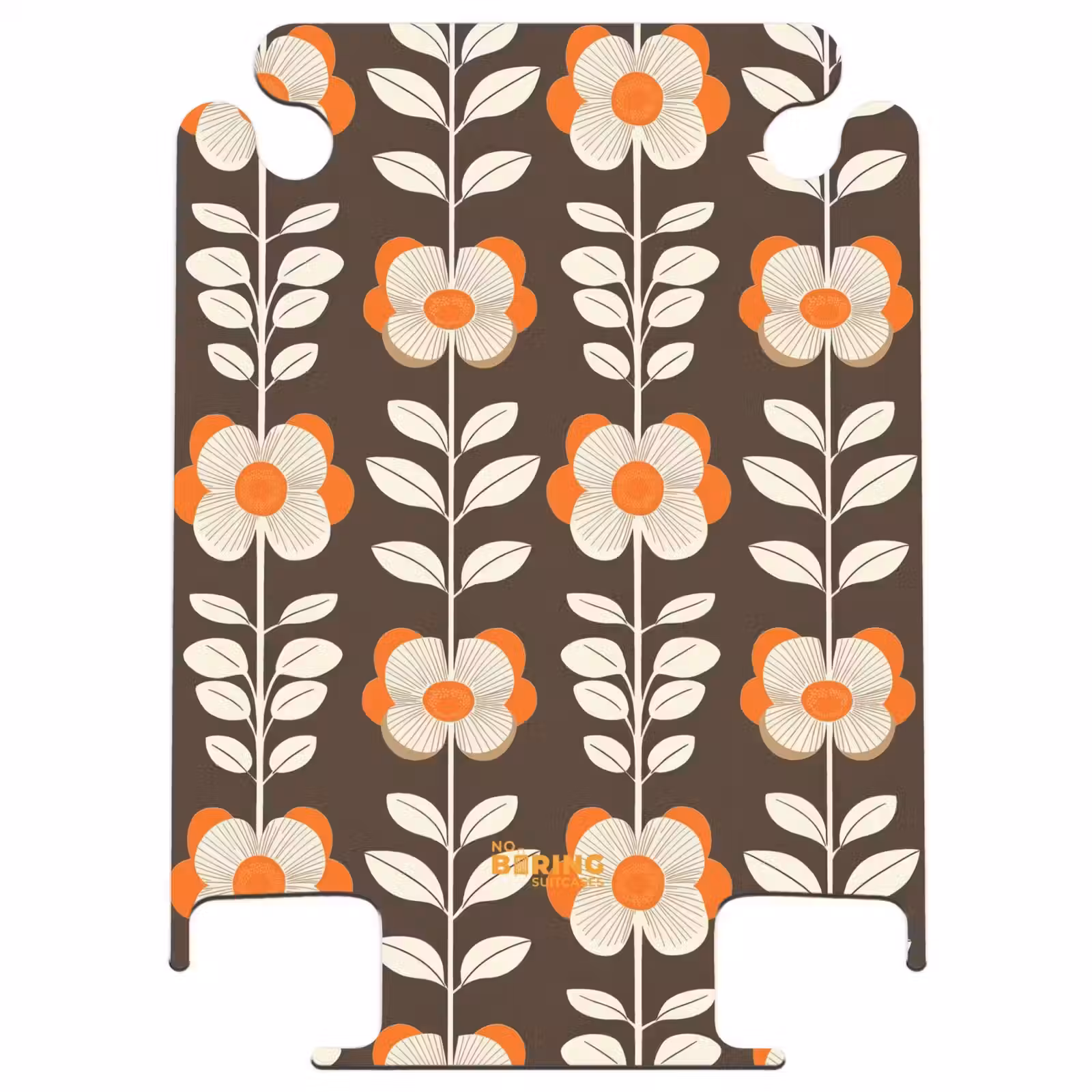 CaseSwap - Fleurs - Rétro - Marron — 1
