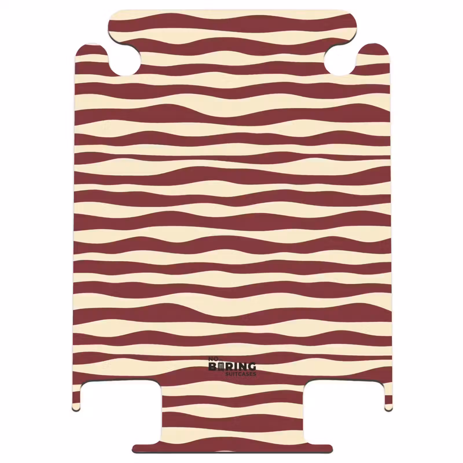 CaseSwap - Vagues - Rouge - Motif - Crème — 1