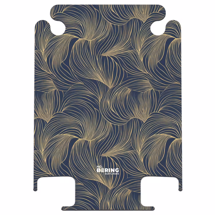CaseSwap™ - Abstrait - Lignes - Bleu - Or — 1