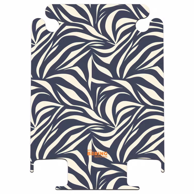 CaseSwap™ - Feuilles - Bleu - Motif - Blanc — 1
