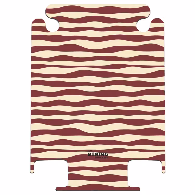 CaseSwap - Vagues - Rouge - Motif - Crème — 1