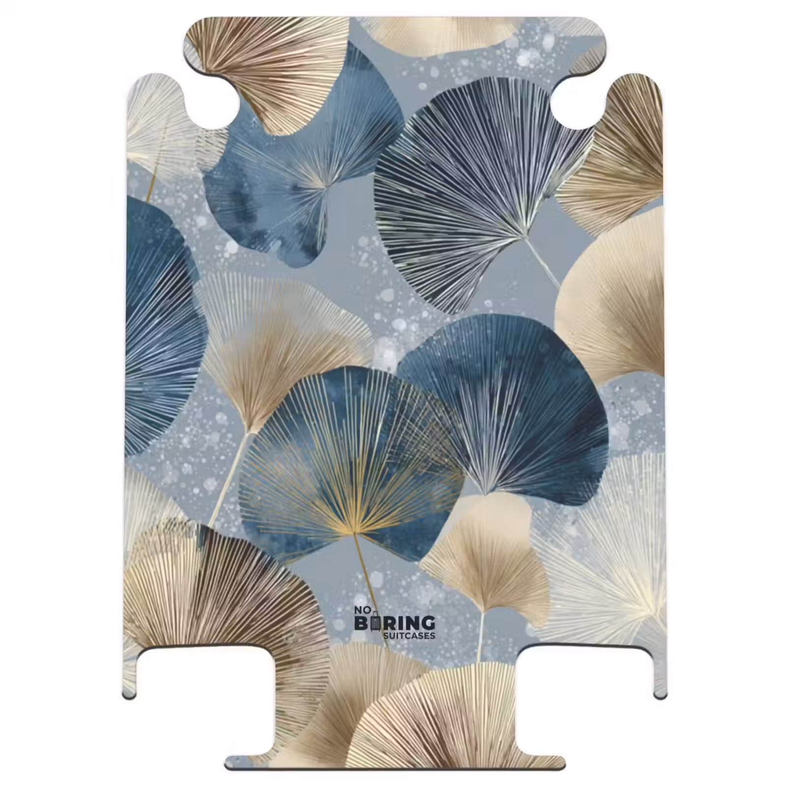 CaseSwap™ - Feuilles - Abstrait - Or - Bleu — 1