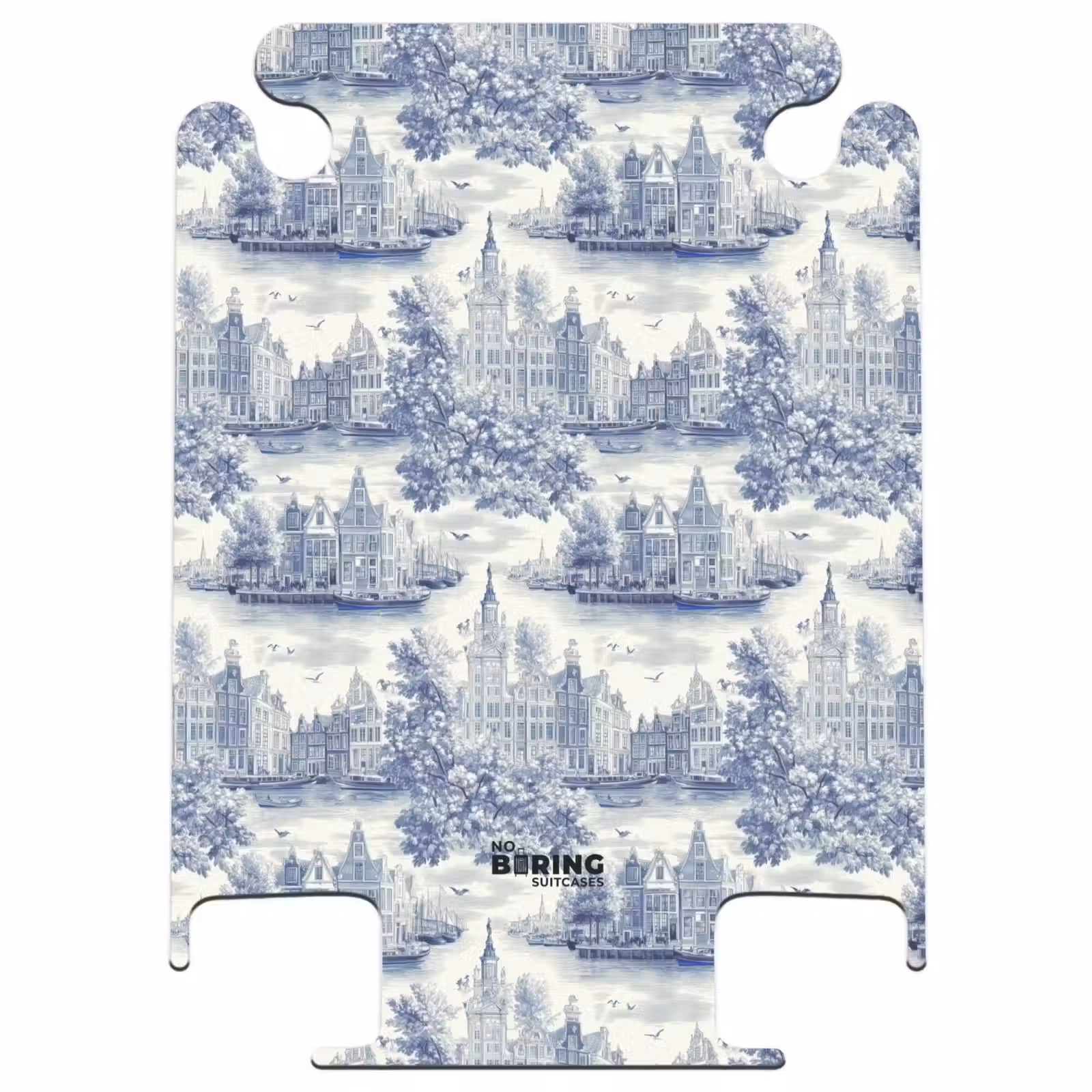 CaseSwap™ - Maisons - Arbres - Eau - Oiseaux - Bleu — 1