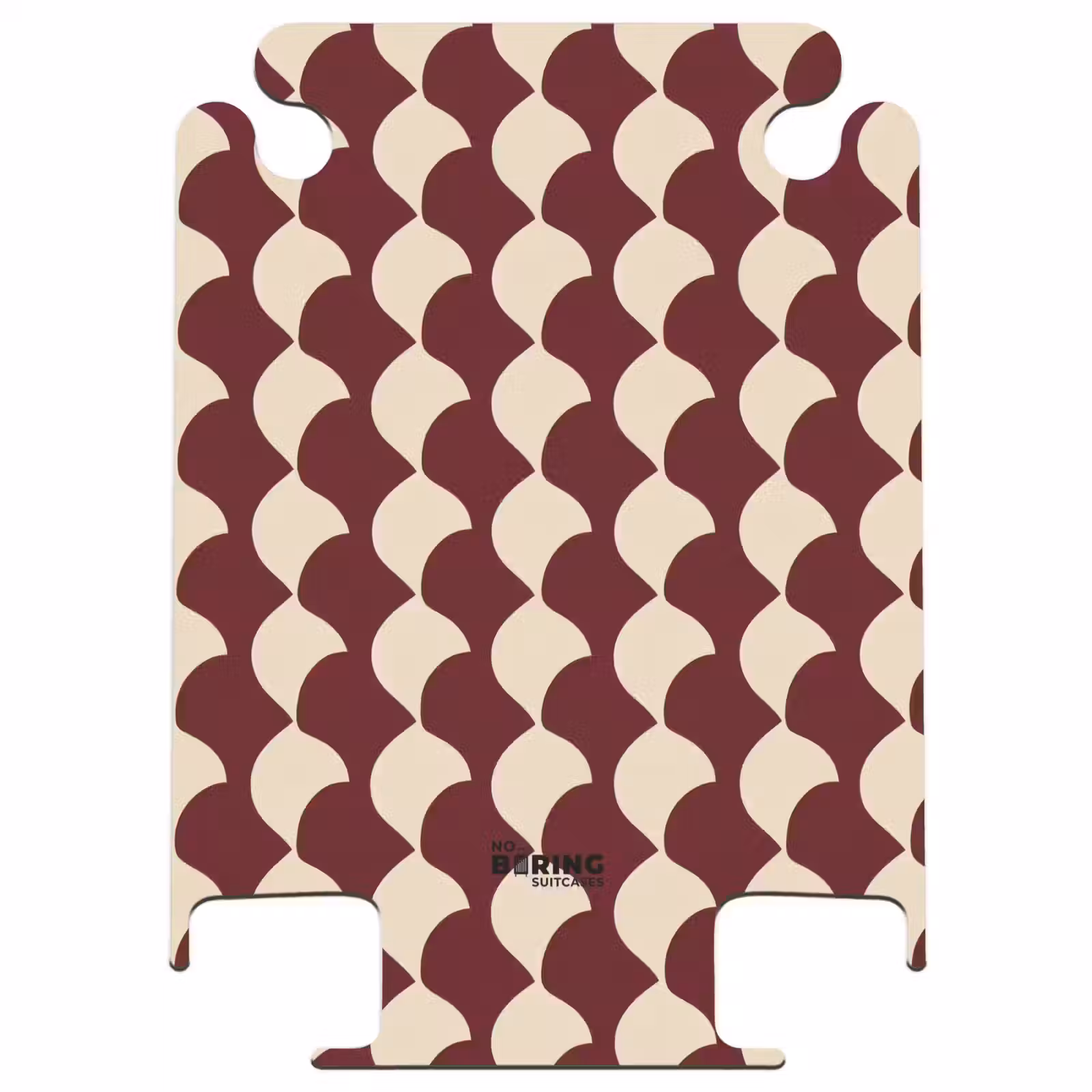 CaseSwap - Rouge - Motif carreaux - Crème — 1