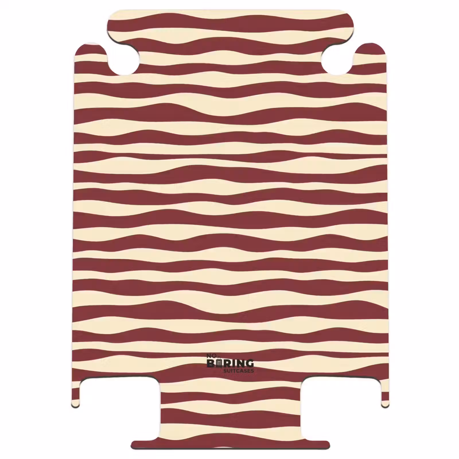 CaseSwap™ - Vagues - Rouge - Motif - Crème — 1