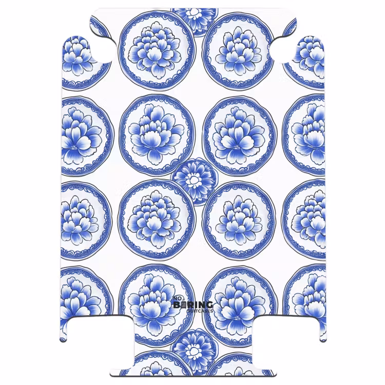 CaseSwap™ - Cercles - Fleurs - Bleu — 1