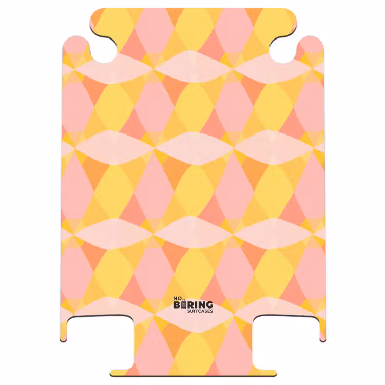 CaseSwap™ - Coloré - Motif en damier - Formes de feuilles — 1