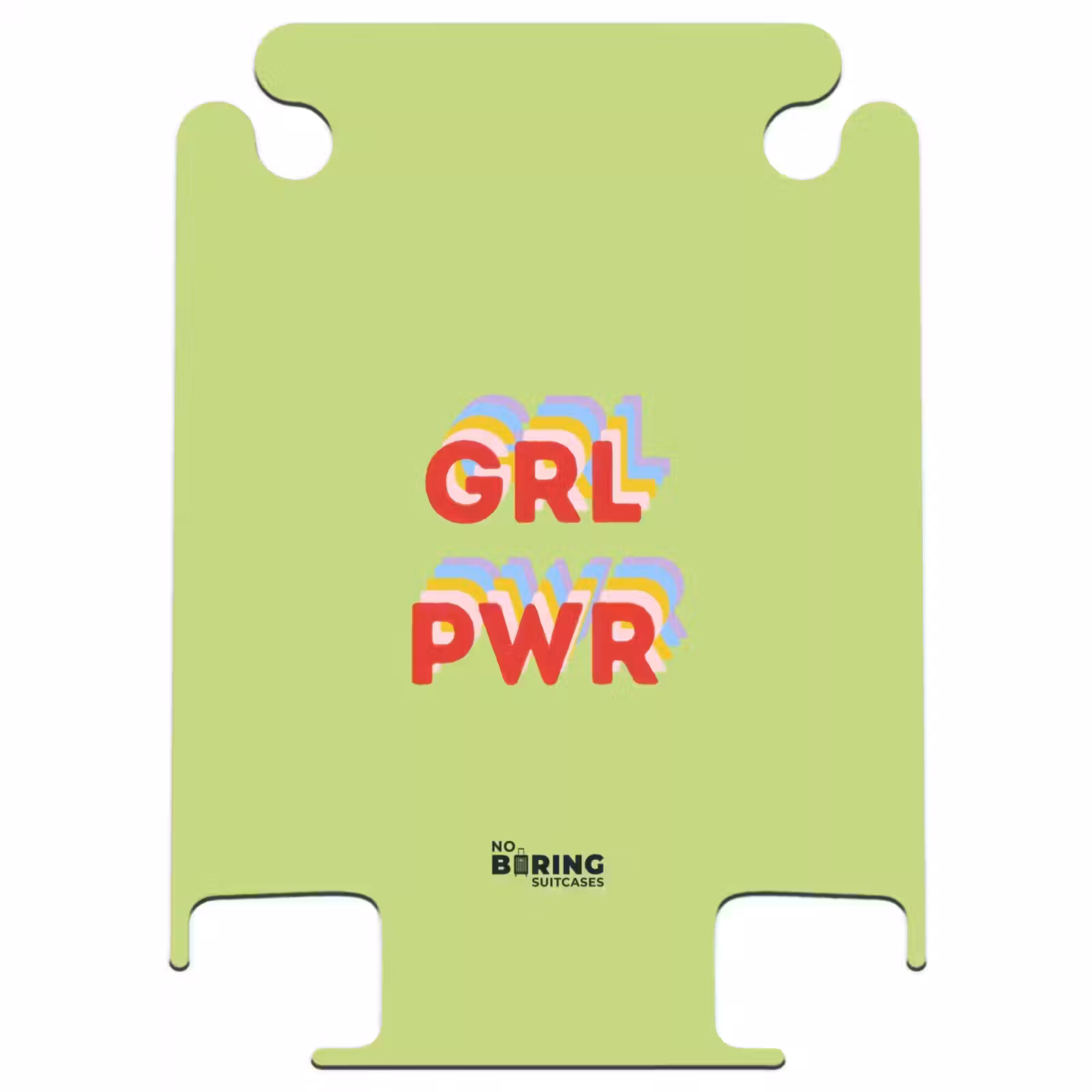 CaseSwap™ - Grl pwr - Vert - Rouge - 3D — 1