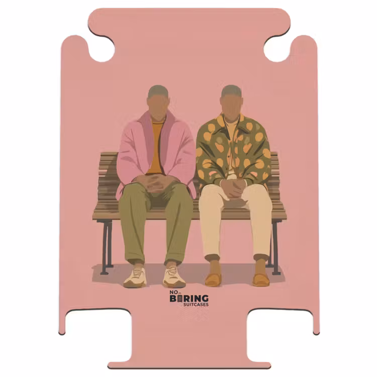 CaseSwap - Illustration - Banc - Personnes - Minimaliste — 1
