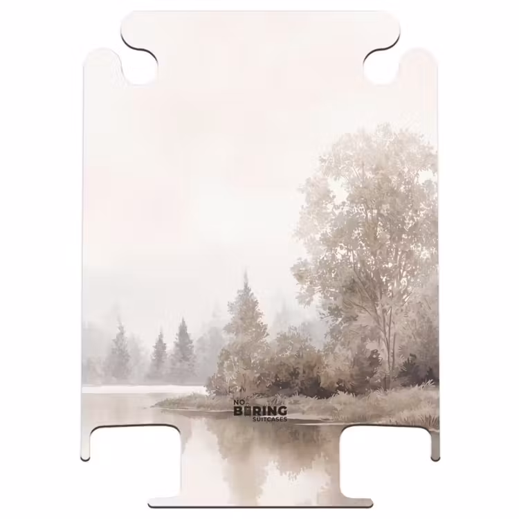 CaseSwap™ - Paysage fluvial - Minimaliste - Tons de terre — 1