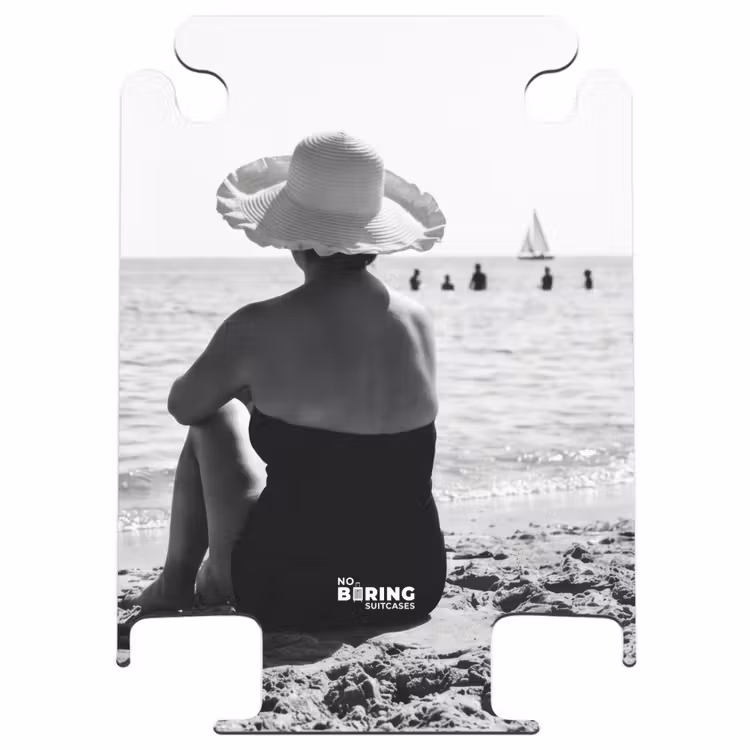 CaseSwap™ - Chapeau de soleil - Plage - Noir - Blanc — 1