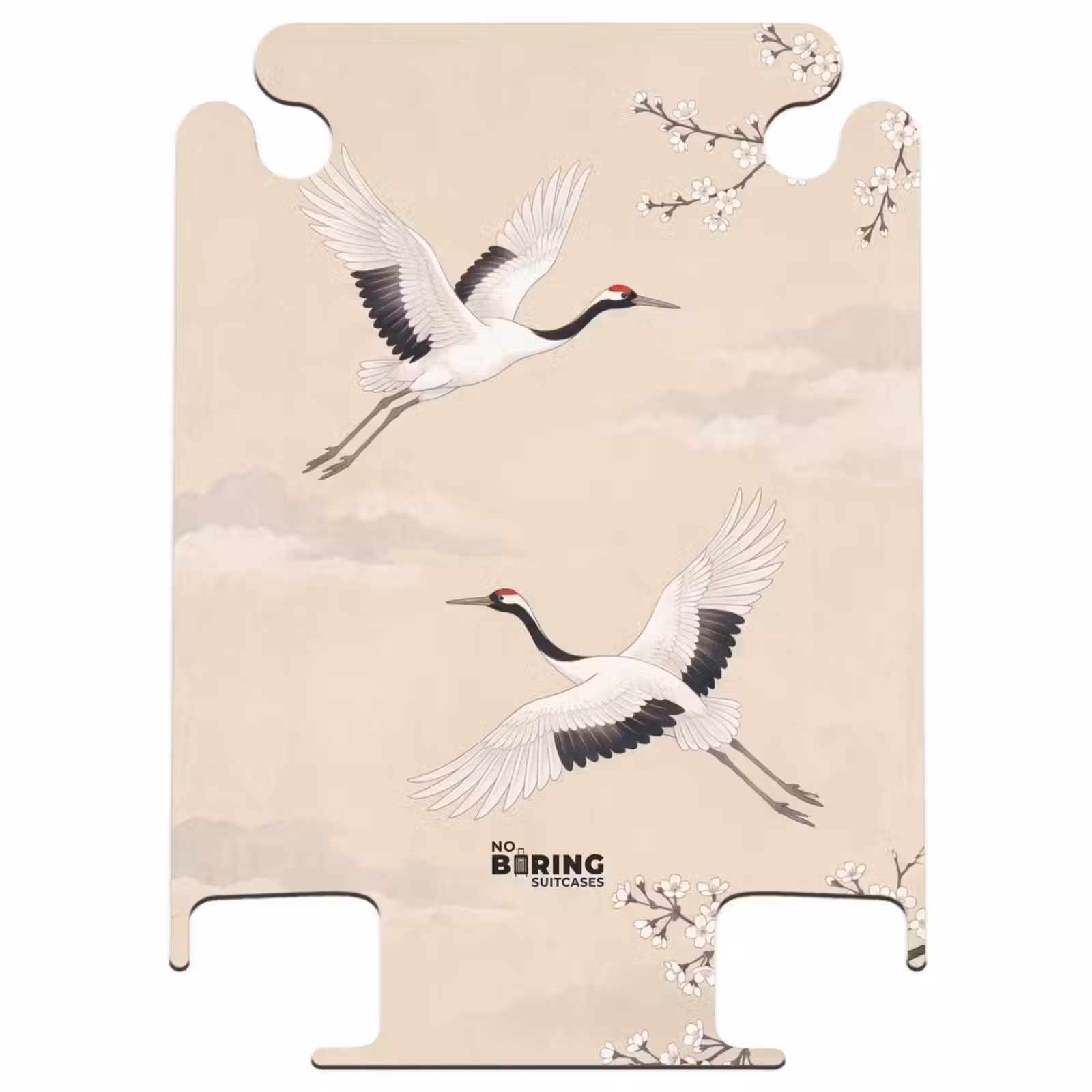 CaseSwap™ - Grues - Fleurs - Beige — 1