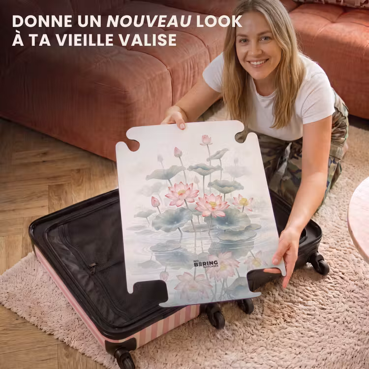 CaseSwap - Aquarelle - Fleurs de lotus - Coloré — 3