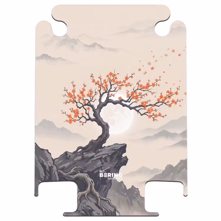 CaseSwap™ - Asiatique - Fleur - Rouge — 1