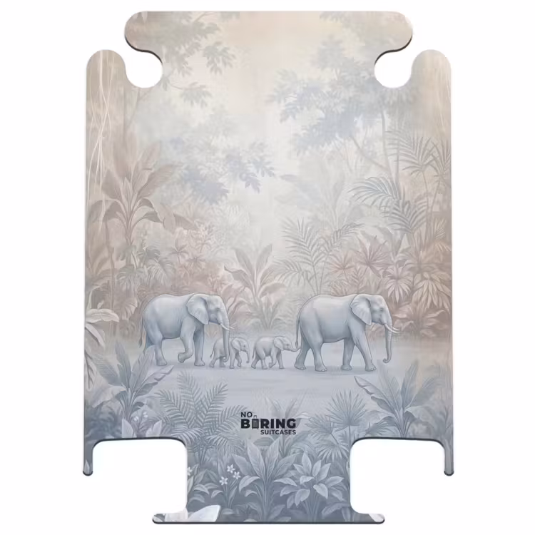 CaseSwap™ - Éléphant - Famille - Jungle - Illustration - Gris — 1