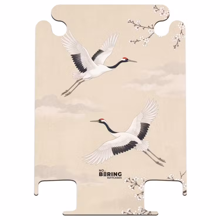 CaseSwap™ - Grues - Fleurs - Beige — 1