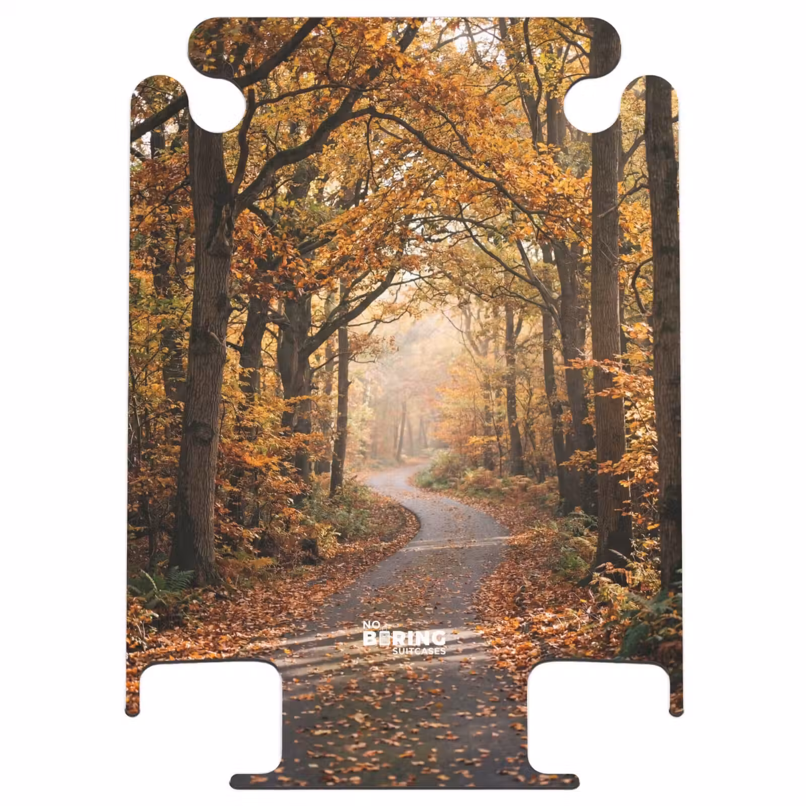CaseSwap - Sentier forestier - Forêt en automne - Feuilles - Orange - Nostalgique — 1