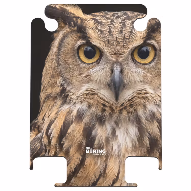 CaseSwap™ - Hibou grand-duc - Hibou - Portrait - Marron — 1