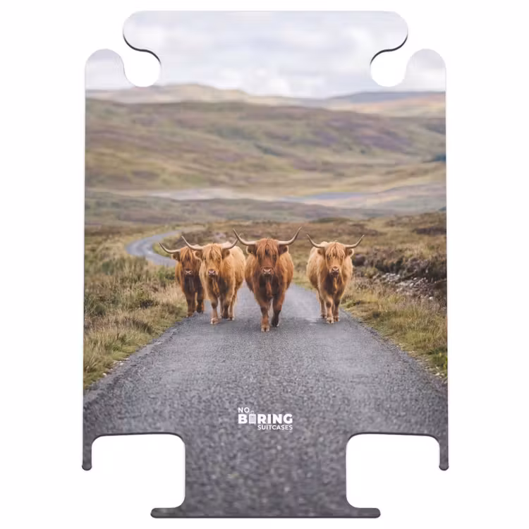 CaseSwap - Highlanders écossais - Route - Paysage - Troupeau — 1