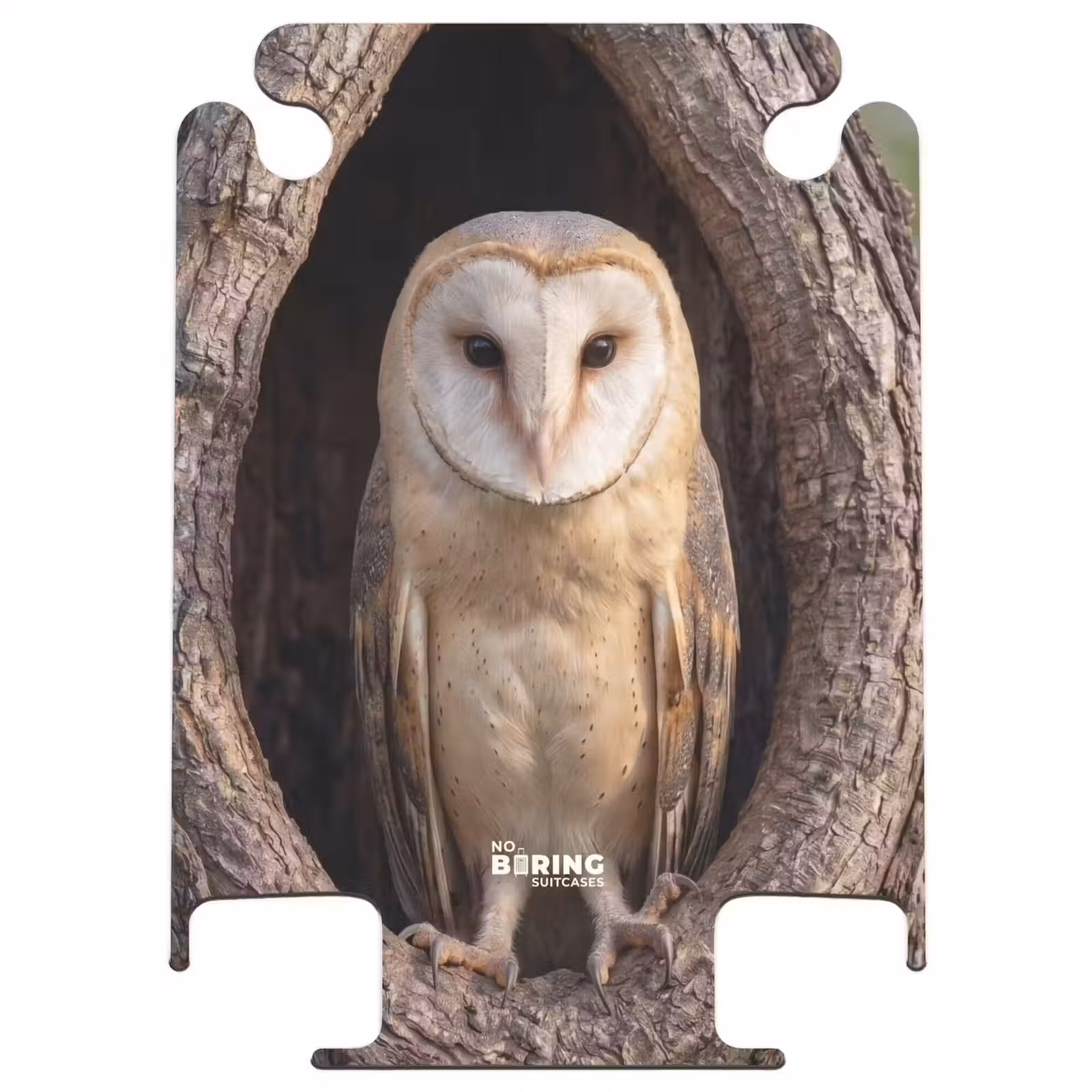 CaseSwap™ - Chouette effraie - Arbre - Nature - Marron — 1