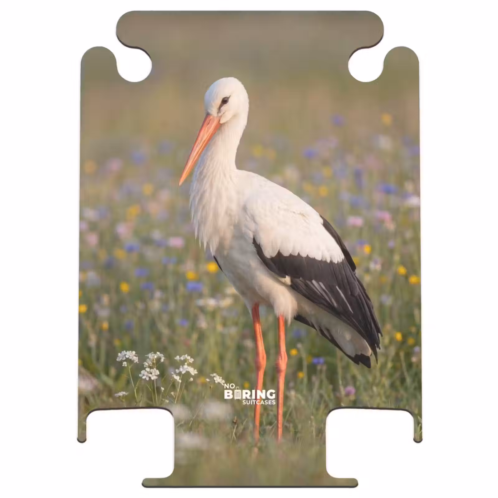 CaseSwap™ - Cigogne - Fleurs - Prairie - Coloré — 1