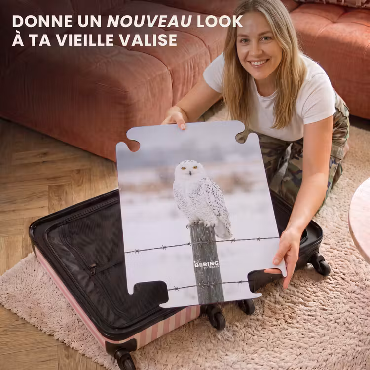 CaseSwap - Chouette des neiges - Clôture - Neige - Blanc — 3