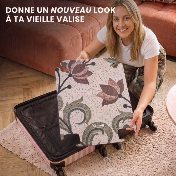 CaseSwap - Fleurs - Mosaïque - Motif - Abstrait - Vert — 3