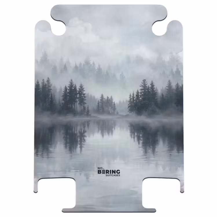 CaseSwap™ - Forêt - Lac - Brouillard - Nature - Gris — 1