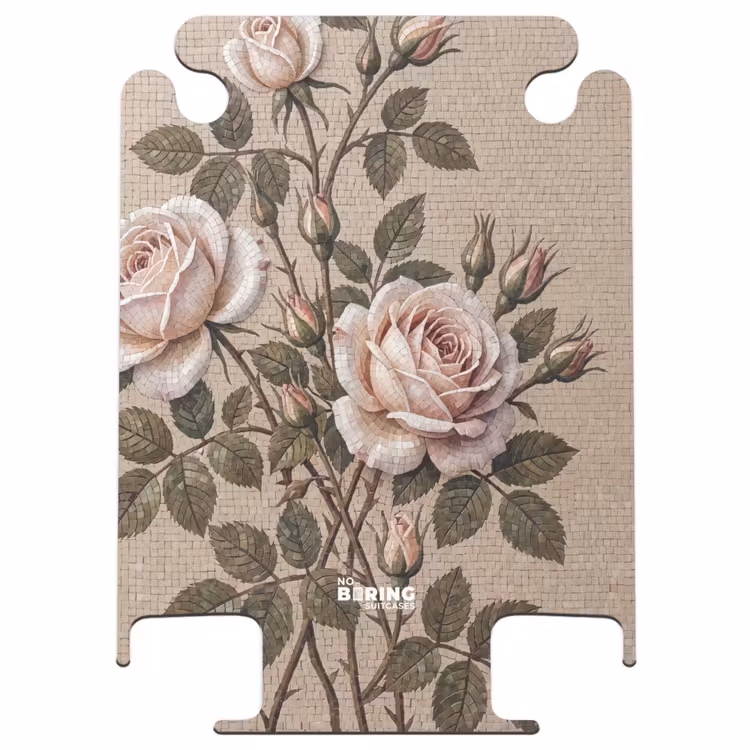 CaseSwap - Rose - Mosaïque - Fleurs - Classique - Beige — 1
