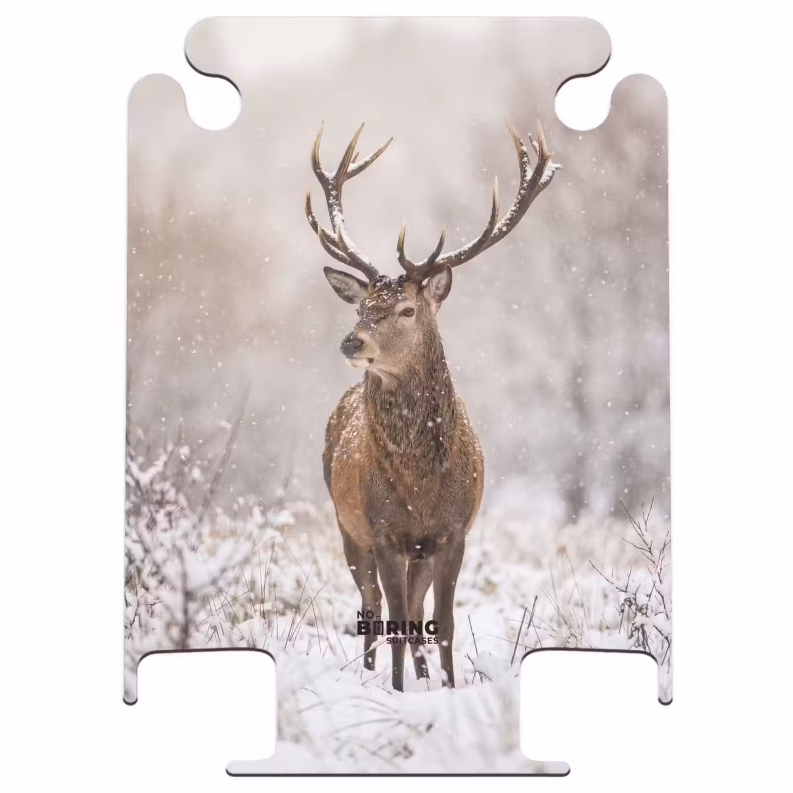 CaseSwap - Cerf élaphe - Forêt - Neige - Hiver - Majestueux — 1