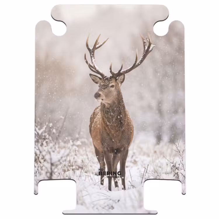 CaseSwap - Cerf élaphe - Forêt - Neige - Hiver - Majestueux — 1