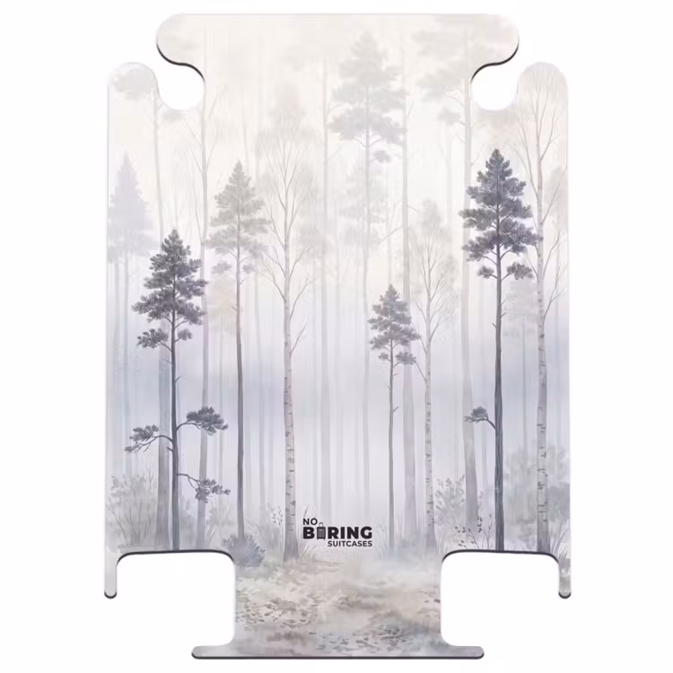 CaseSwap™ - Forêt - Arbres - Brouillard - Nature - Illustration - Gris — 1