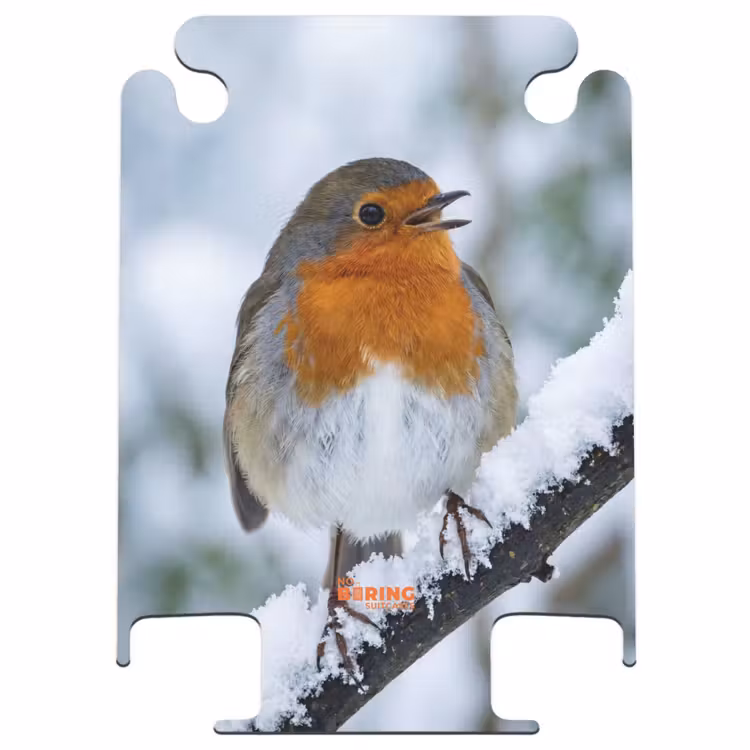 CaseSwap - Rouge-gorge - Branche - Neige - Hiver - Dynamique — 1