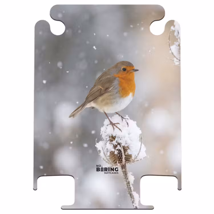 CaseSwap™ - Rouge-gorge - Fleur séchée - Neige - Hiver - Attirant — 1